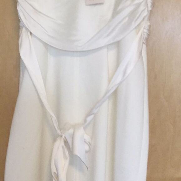 Cinq a Sept Amina Satin Twist Sheath Dress - Picture 10 of 12